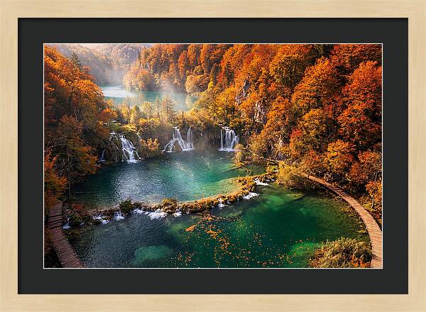 Autumn Serenity At Plitvice Lakes