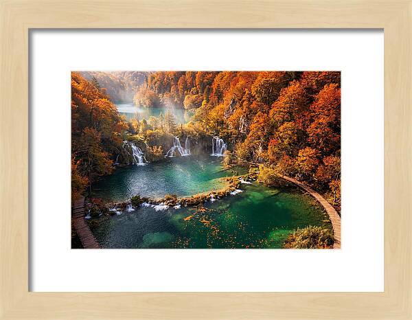 Autumn Serenity At Plitvice Lakes