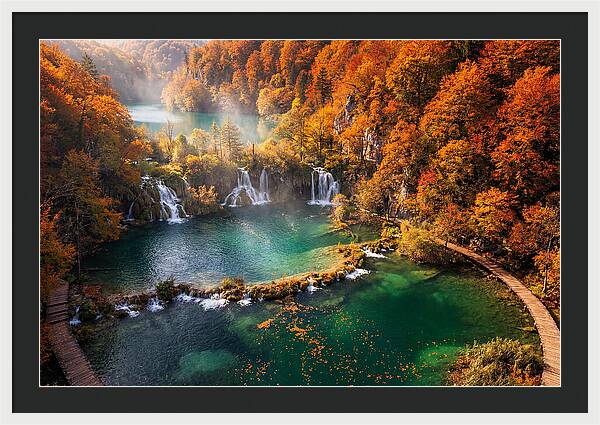 Autumn Serenity At Plitvice Lakes