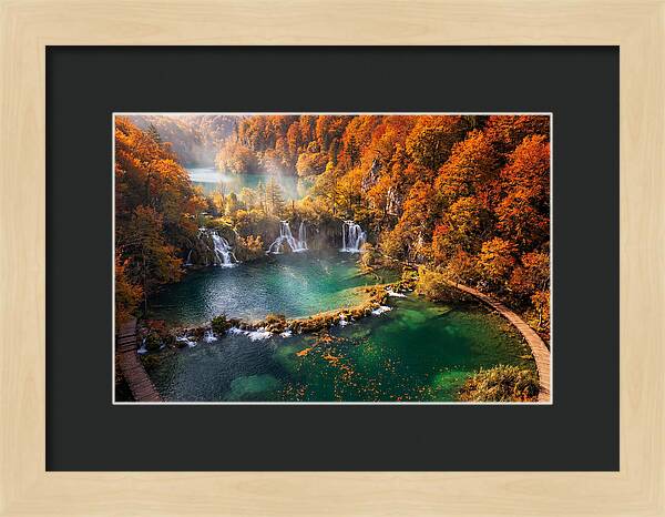 Autumn Serenity At Plitvice Lakes