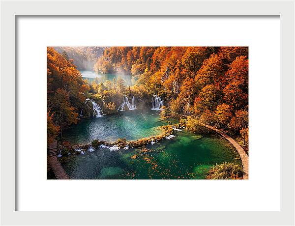 Autumn Serenity At Plitvice Lakes