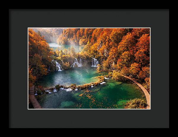 Autumn Serenity At Plitvice Lakes