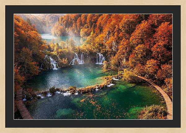 Autumn Serenity At Plitvice Lakes