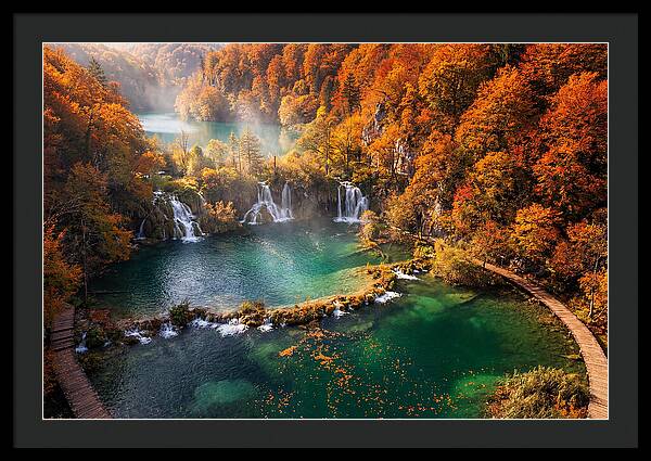Autumn Serenity At Plitvice Lakes
