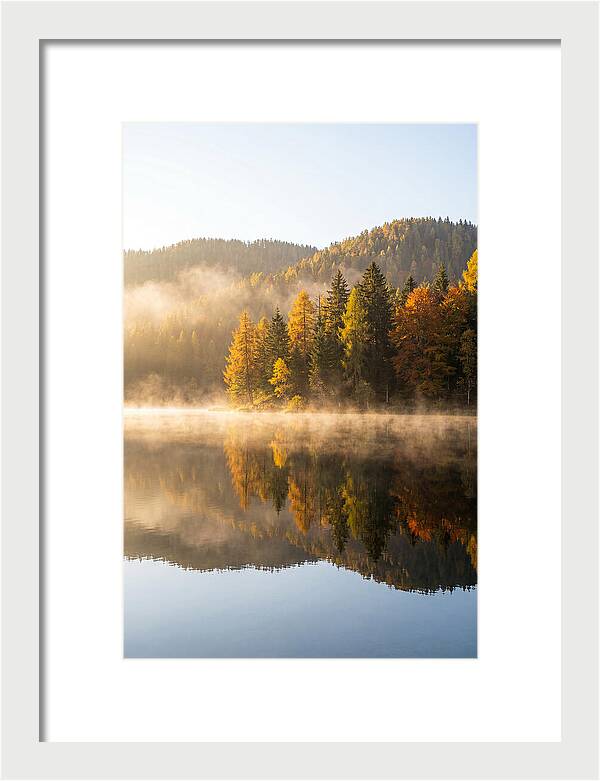 Autumn Serenity At Tishomingo Lake