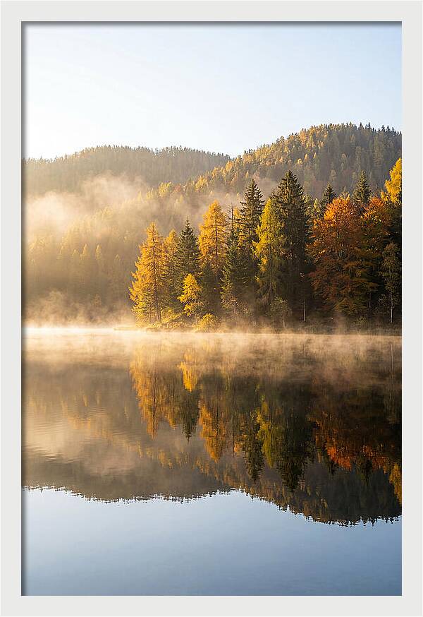 Autumn Serenity At Tishomingo Lake