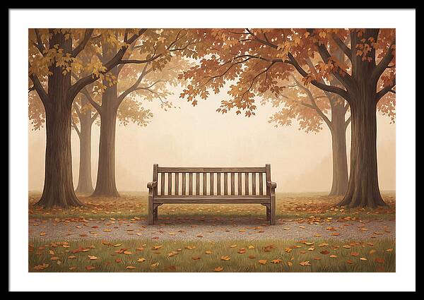 Autumn Serenity Beneath Trees