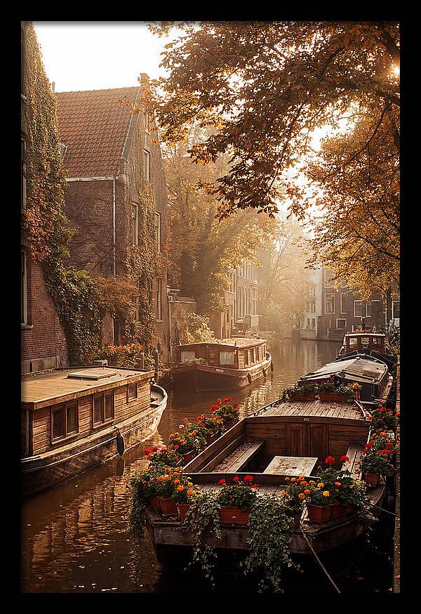 Autumn Serenity By The Canal