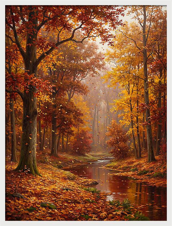Autumn Serenity In The Forest