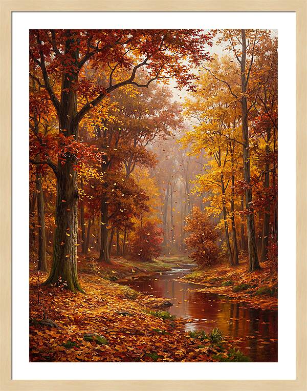 Autumn Serenity In The Forest