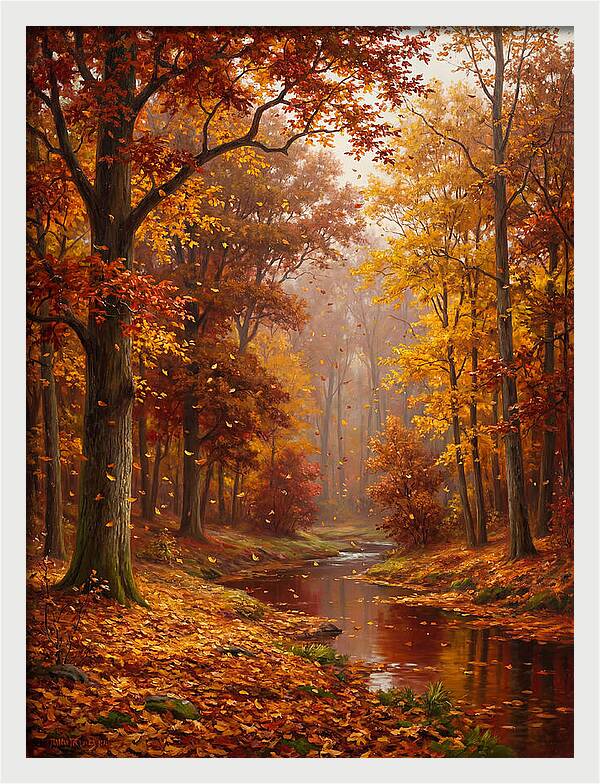 Autumn Serenity In The Forest
