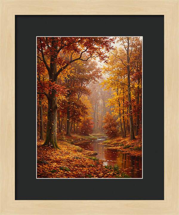 Autumn Serenity In The Forest