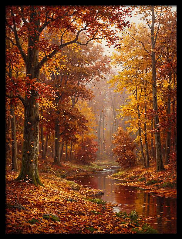 Autumn Serenity In The Forest