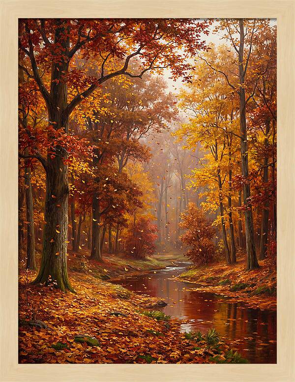 Autumn Serenity In The Forest