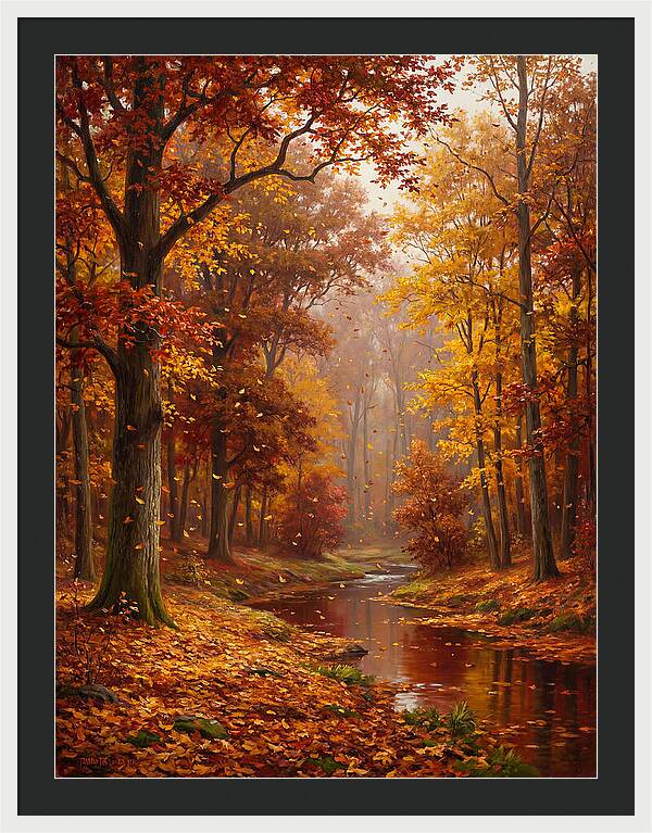Autumn Serenity In The Forest