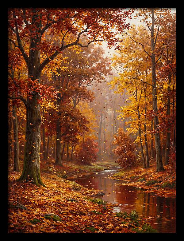 Autumn Serenity In The Forest