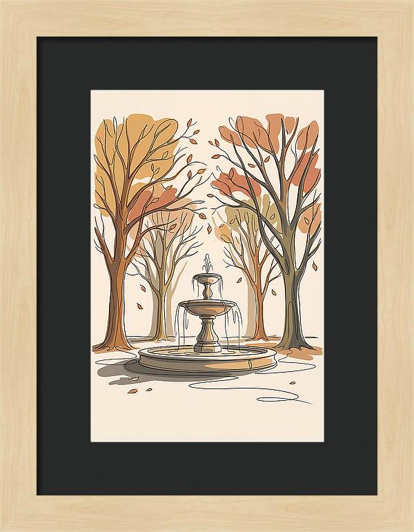 Autumn Serenity In The Garden