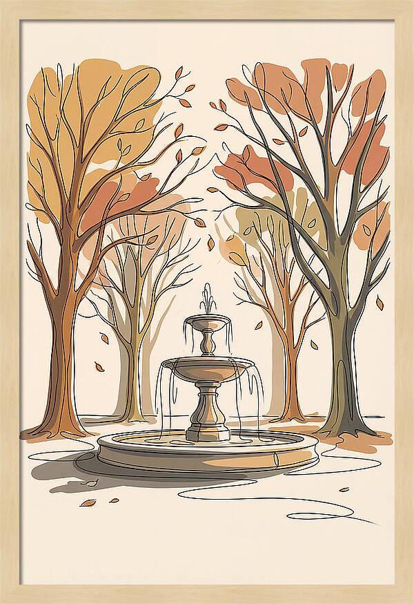 Autumn Serenity In The Garden