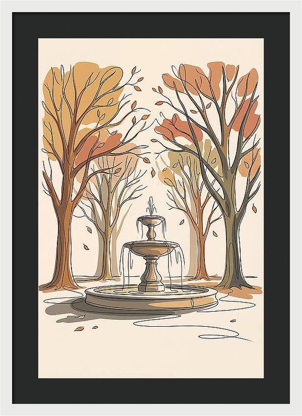 Autumn Serenity In The Garden