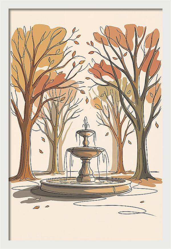 Autumn Serenity In The Garden