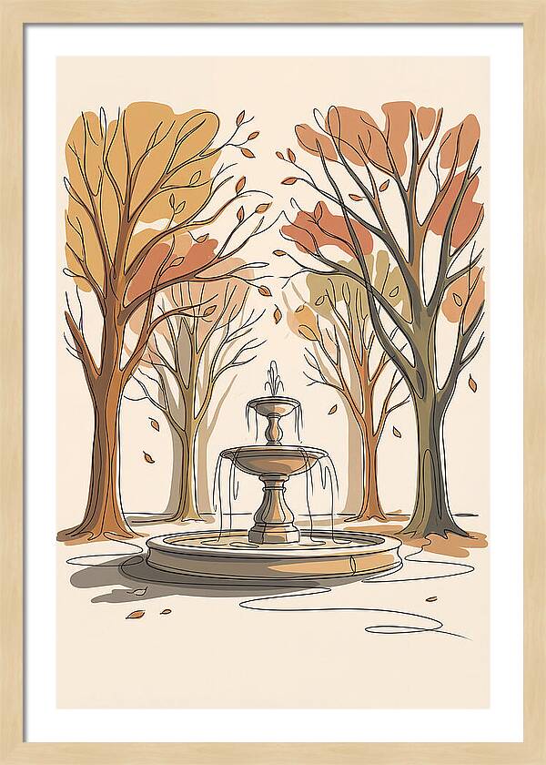Autumn Serenity In The Garden