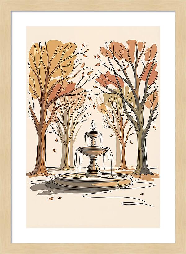 Autumn Serenity In The Garden