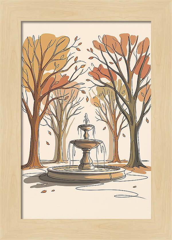 Autumn Serenity In The Garden