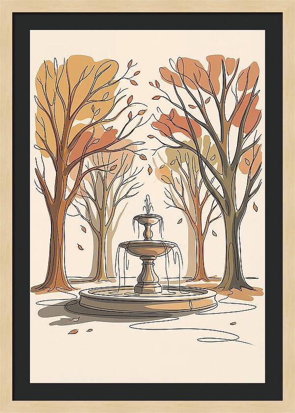 Autumn Serenity In The Garden