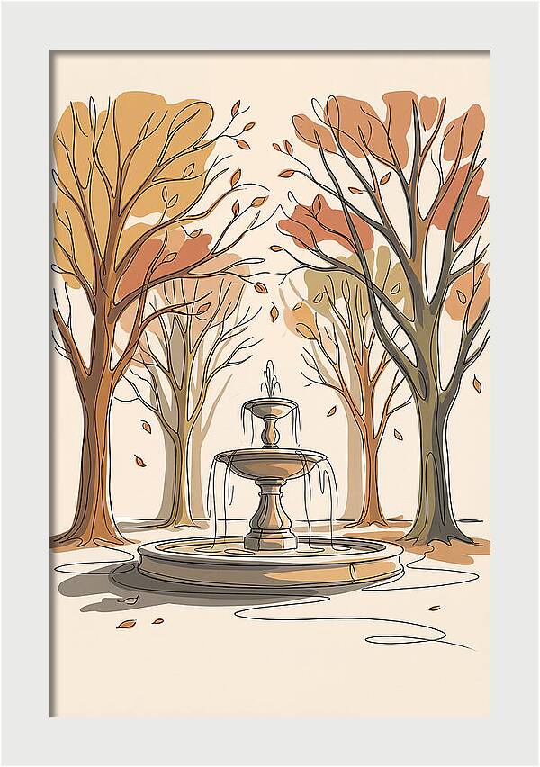Autumn Serenity In The Garden