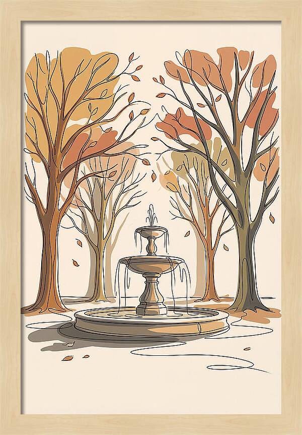 Autumn Serenity In The Garden