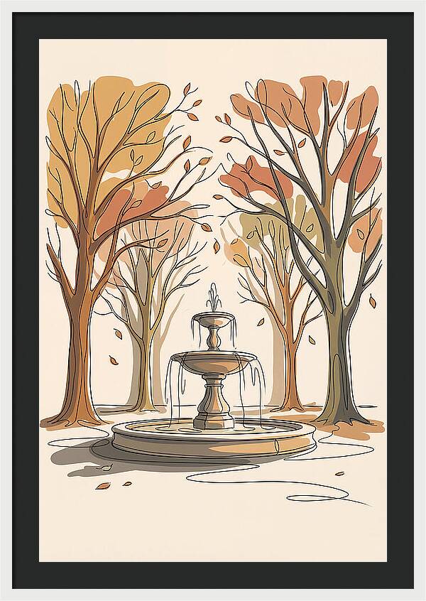 Autumn Serenity In The Garden
