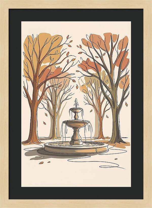 Autumn Serenity In The Garden