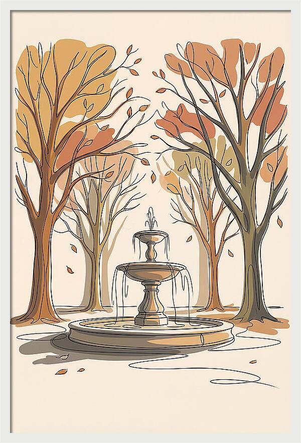 Autumn Serenity In The Garden