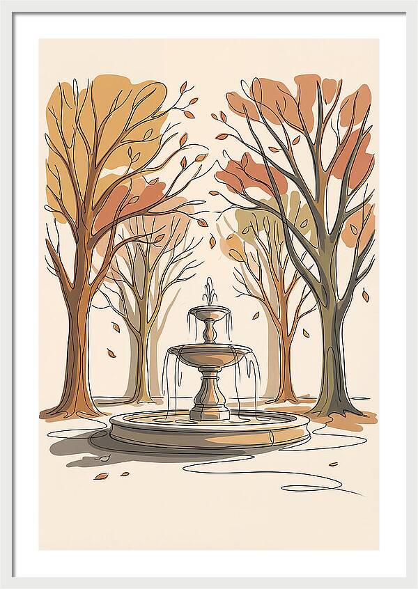 Autumn Serenity In The Garden
