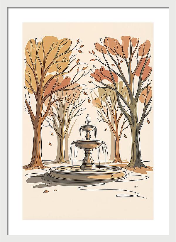 Autumn Serenity In The Garden