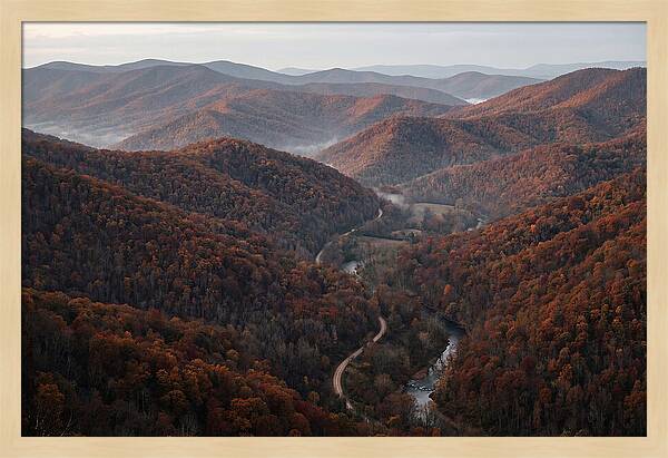 Autumn Serenity Over Shenandoah