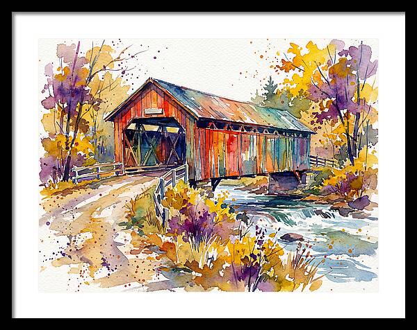 Autumn Serenity Over The Bridge