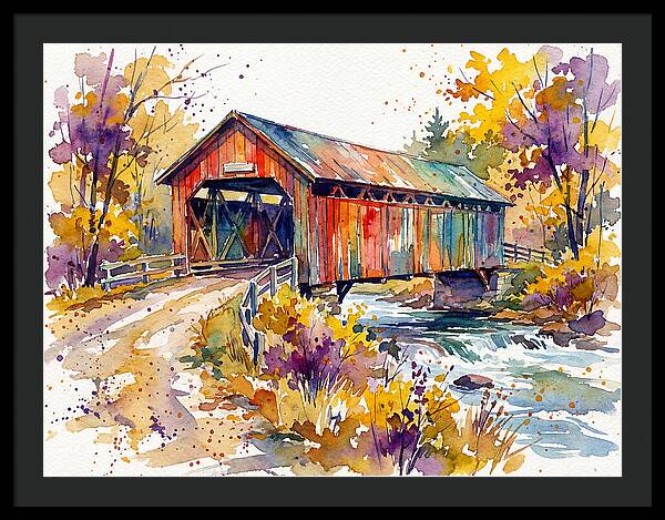 Autumn Serenity Over The Bridge