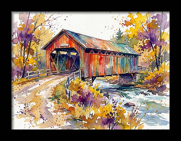 Autumn Serenity Over The Bridge