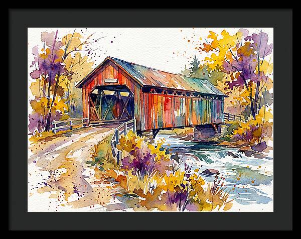 Autumn Serenity Over The Bridge