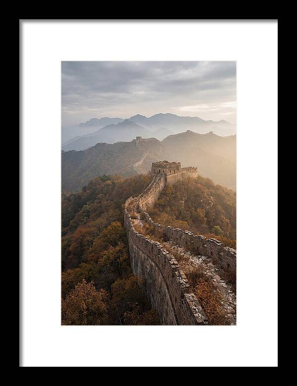 Autumn Serenity Over The Great Wall