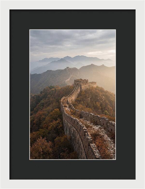 Autumn Serenity Over The Great Wall