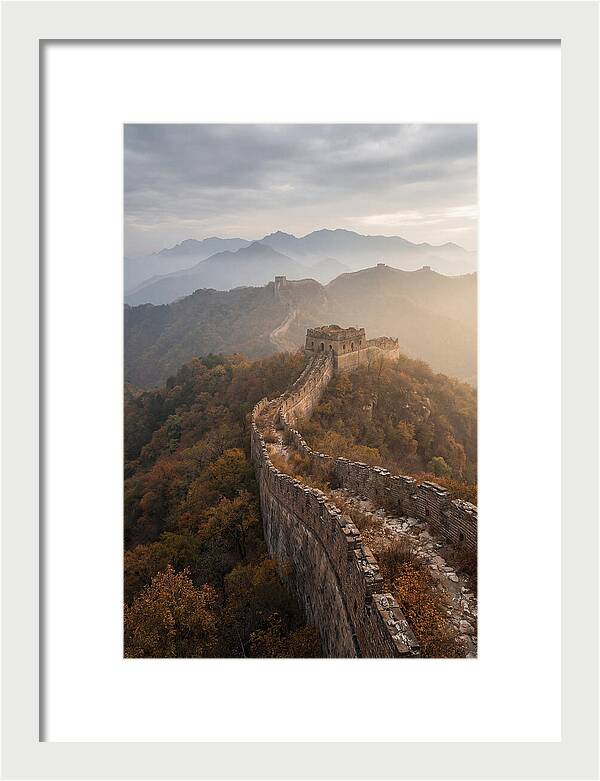 Autumn Serenity Over The Great Wall