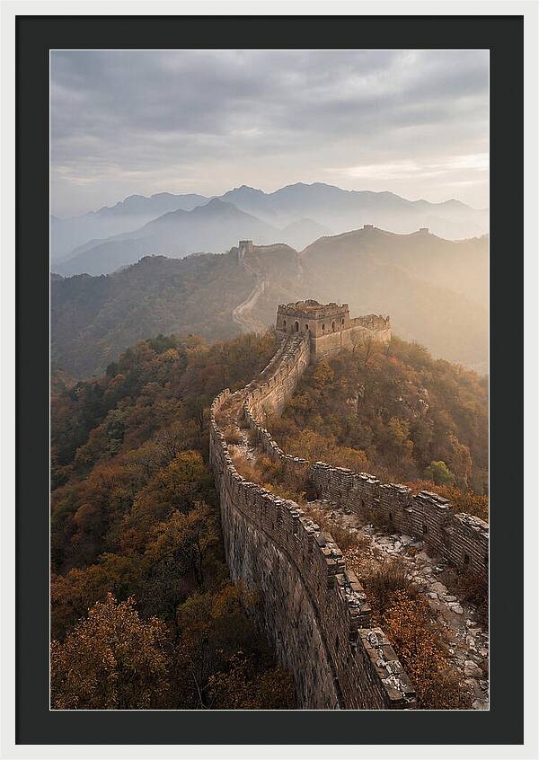 Autumn Serenity Over The Great Wall