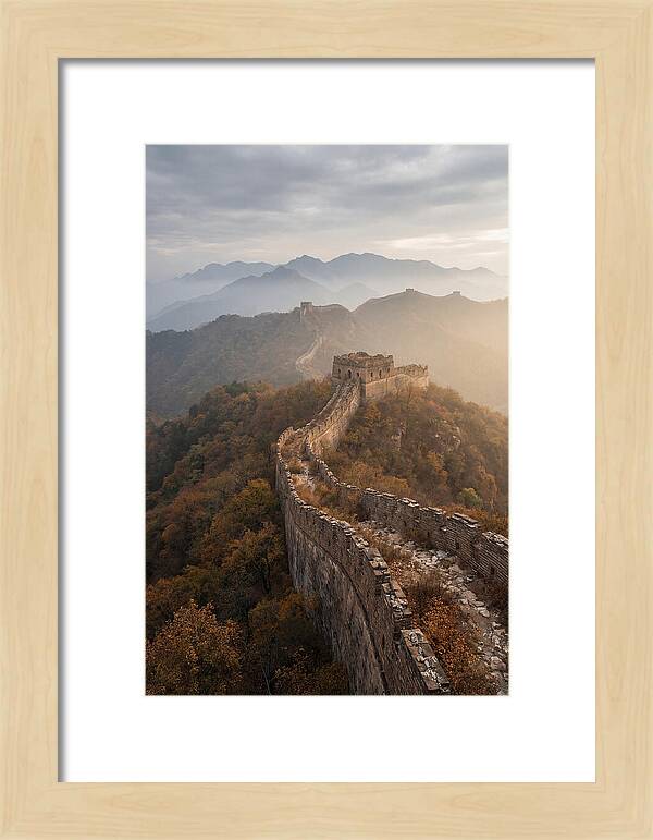 Autumn Serenity Over The Great Wall