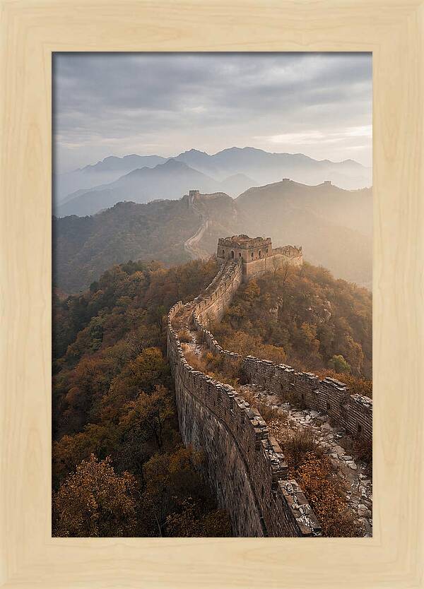 Autumn Serenity Over The Great Wall