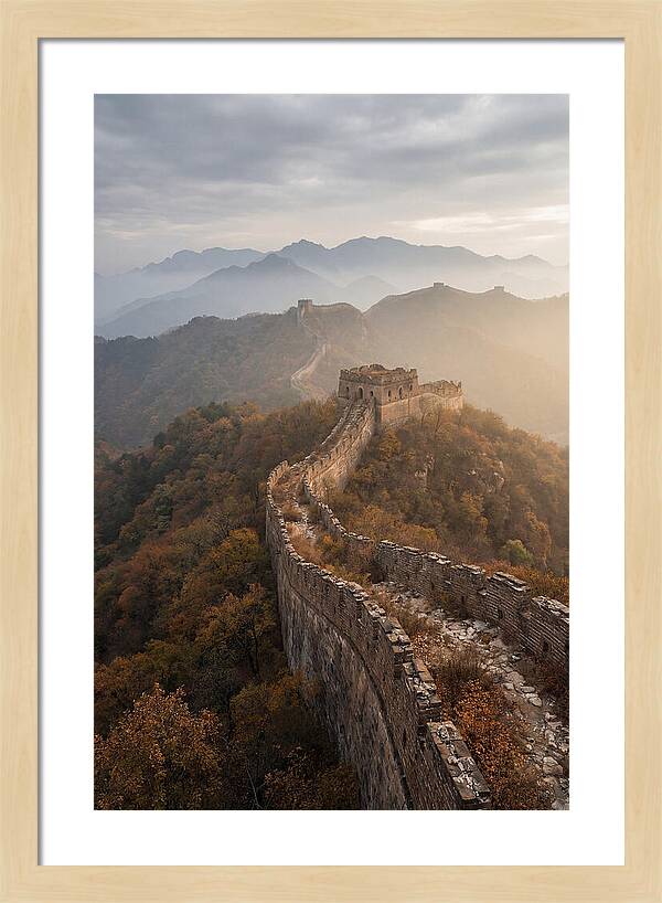 Autumn Serenity Over The Great Wall