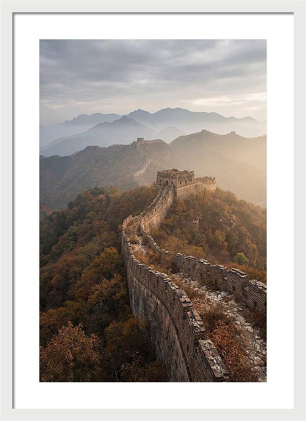 Autumn Serenity Over The Great Wall