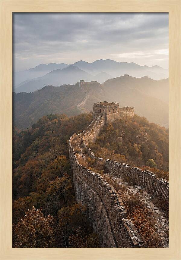 Autumn Serenity Over The Great Wall