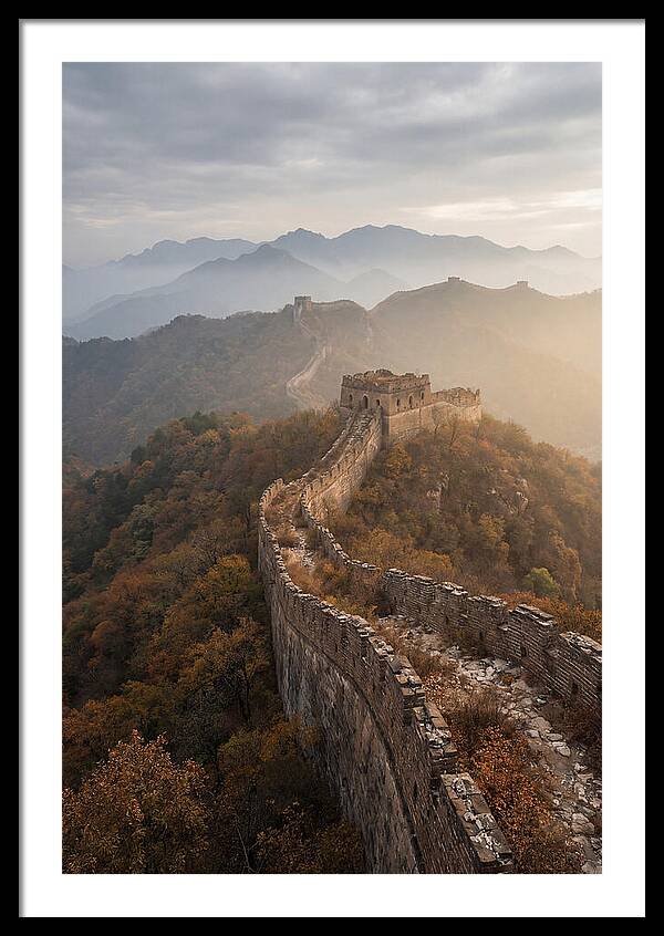 Autumn Serenity Over The Great Wall